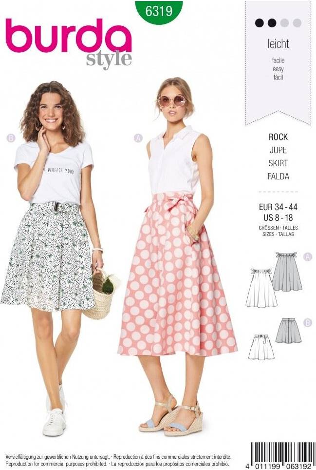 Paper Sewing Pattern 6319