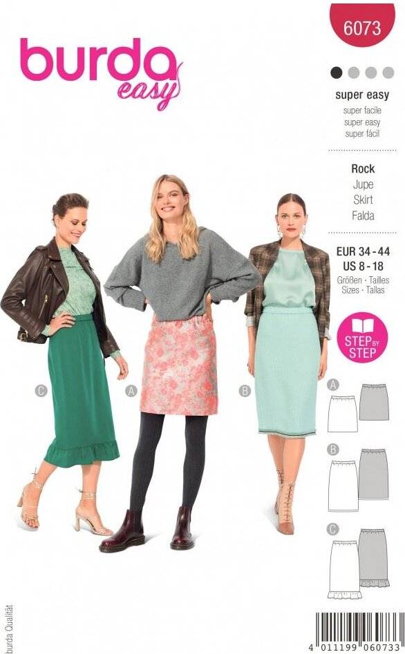 Burda Style Paper Sewing Pattern 6073