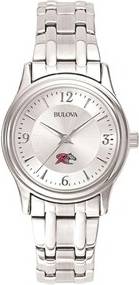 Bulova Silver Rider Broncs Silver-Tone