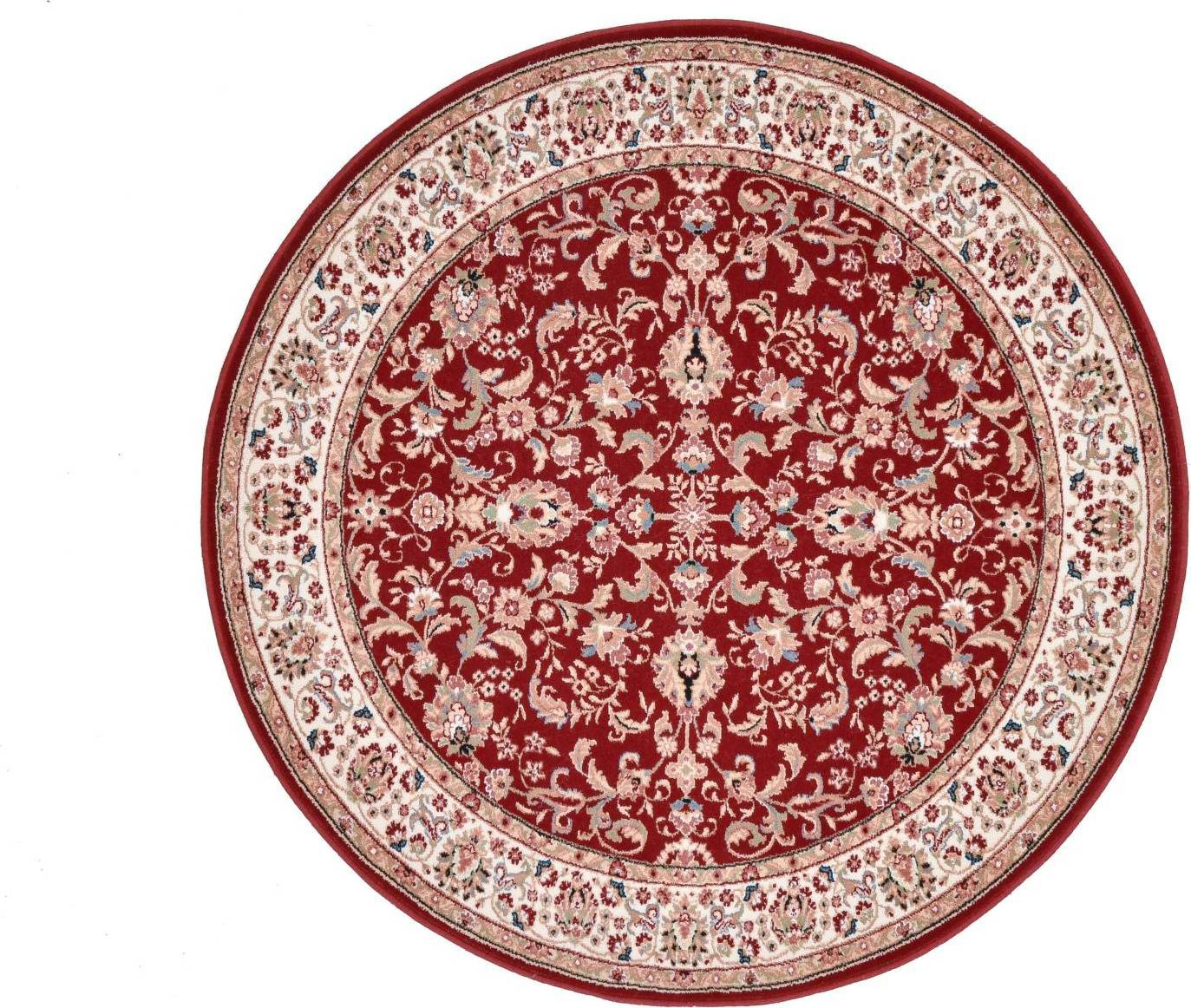 Theko Red Area Rug Round 240 cm Red