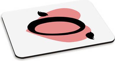 Gift Base O Heart Alphabet PC Computer Mouse Mat Pad