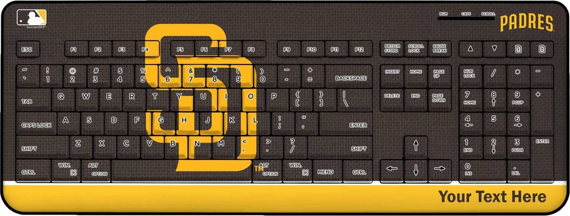 Keyscaper Personalized Wireless Keyboard