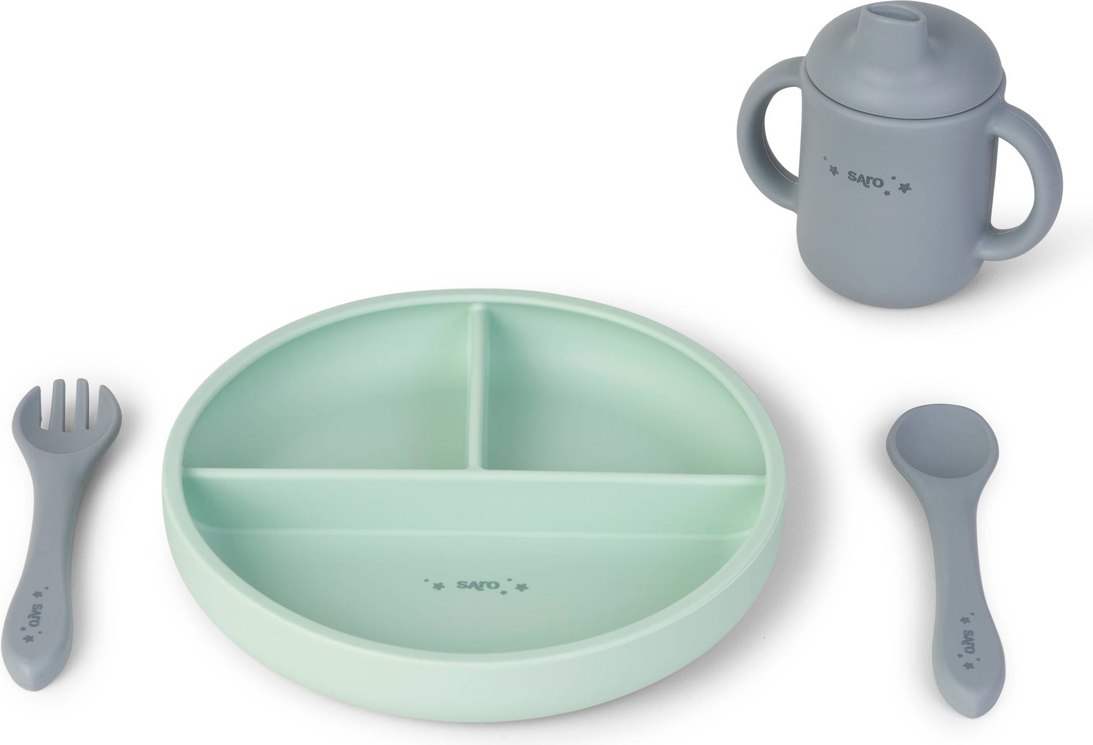Food Fun Feeding Set Zilver