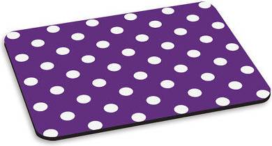 Gift Base Polka Dot Purple Pattern PC Mouse Mat