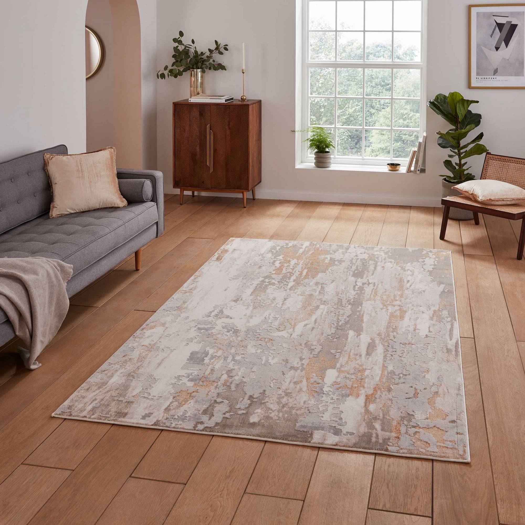 Think Rugs Apollo GR580 Modern Abstract
