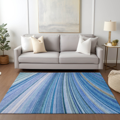 Addison Rugs Addison Chantille ACN585 Multicolor, Blue