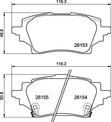 Brembo Brake Pad Rear P83178