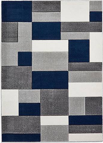 Think Rugs Matrix Blue, Grey cm
