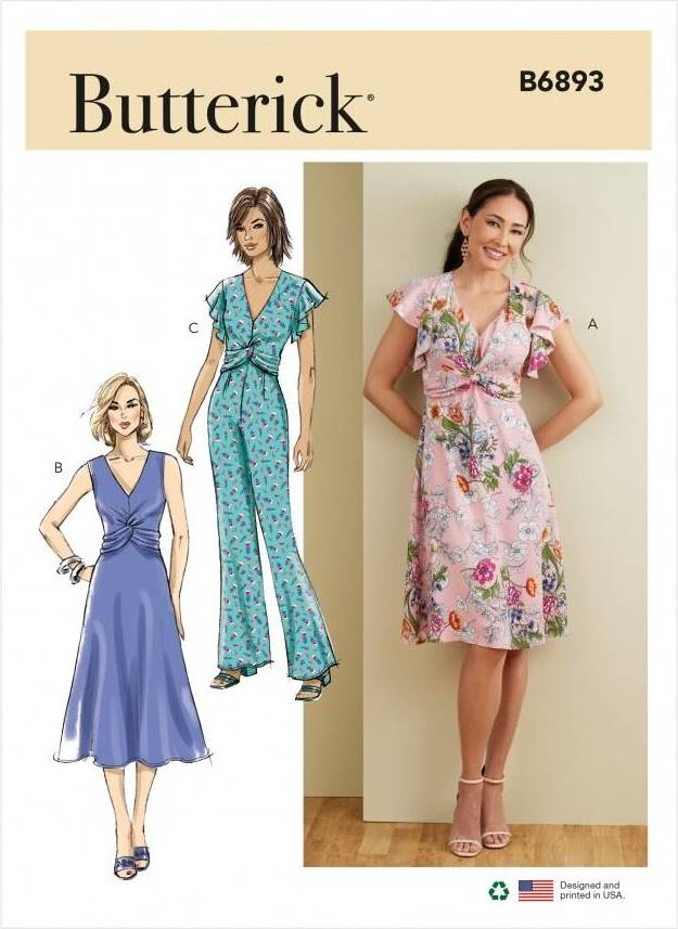 Buttericks Butterick Paper Sewing Pattern 6893