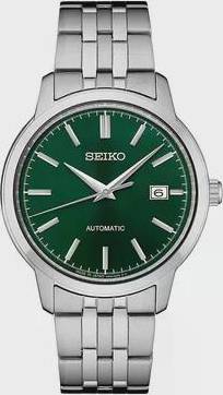 Seiko green Seiko Essentials Green Automatic Watch, Size: 41MM