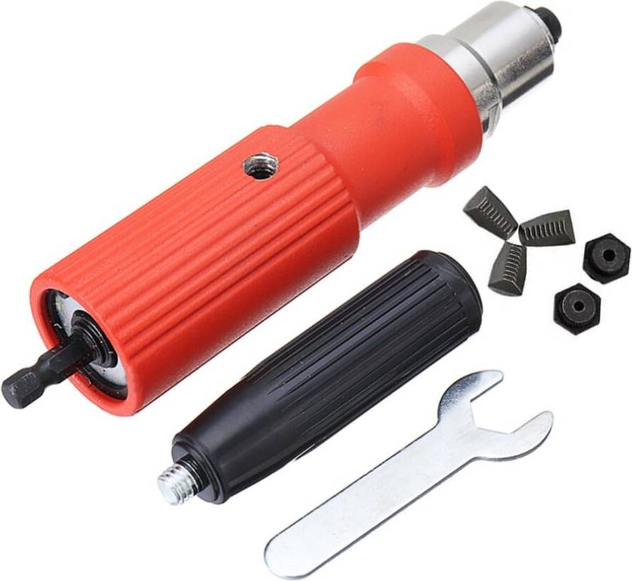 Greenzech Electric Riveter Nut Riveting Tool Metal Cordless Riveting Adapter For Electric Drill