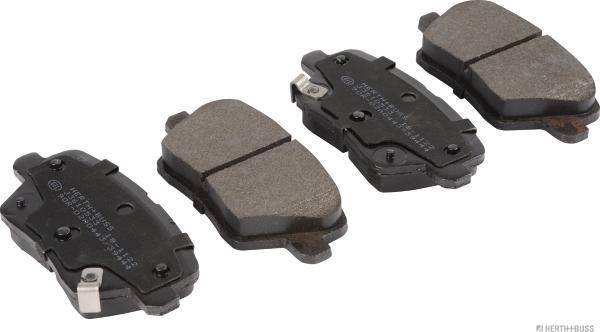 Herth+Buss Brake Pad Set Rear Axle