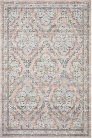Loloi Area Rug Rifle Courtyard Pink