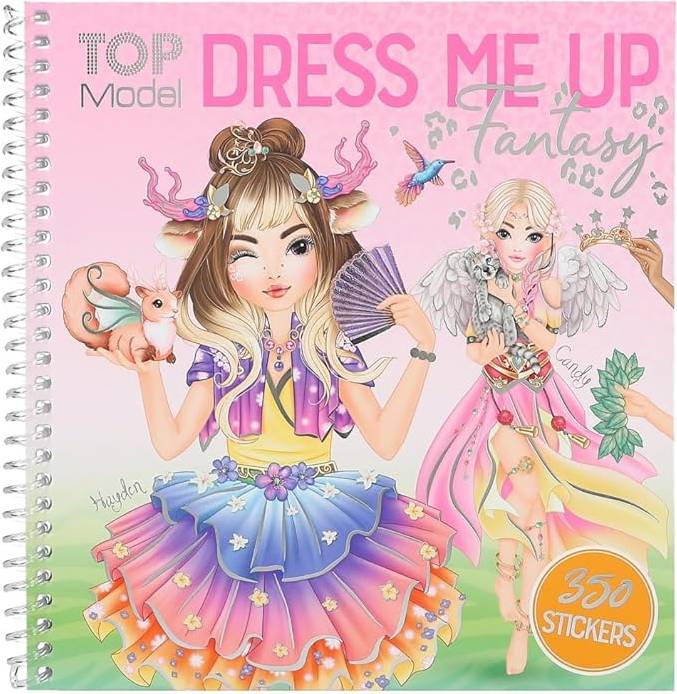 Depesche TOPModel Dress Me Up Fantasy Sticker Book