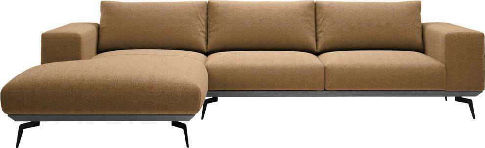 MID.YOU Hörnsoffa Chenille Rostfärgad Soffa