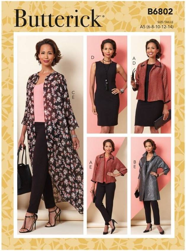 Buttericks Butterick Paper Sewing Pattern 6802
