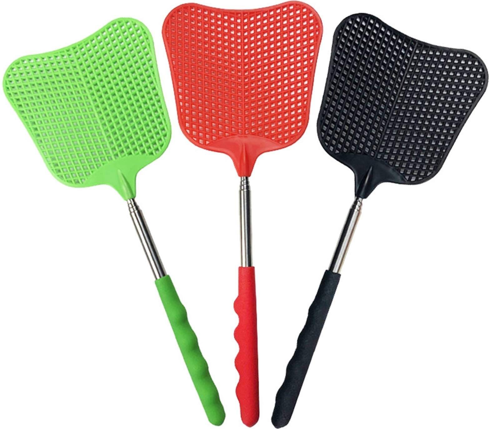 Durable Extendable Telescopic Fly Swatter Set