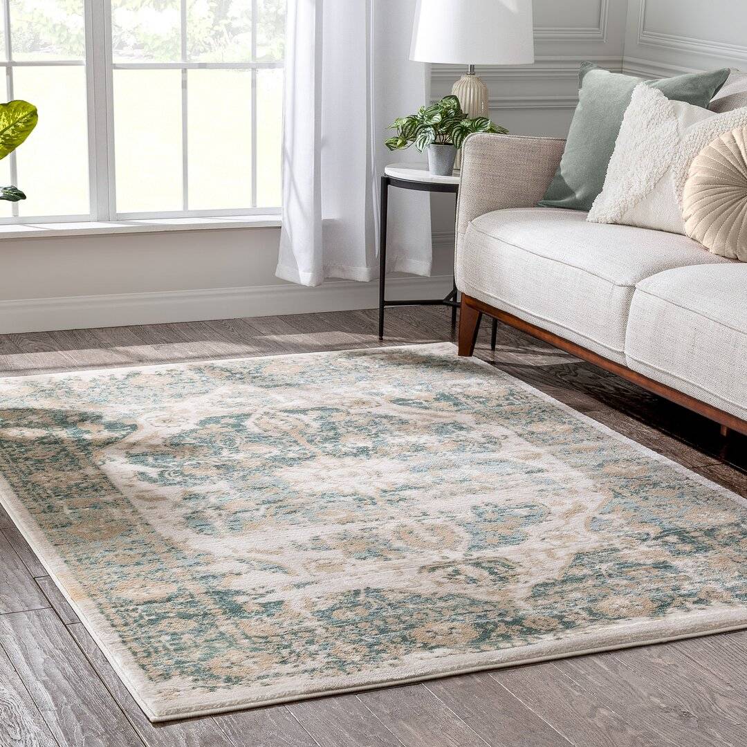Fernleaf Musetta Beige/Teal Rug