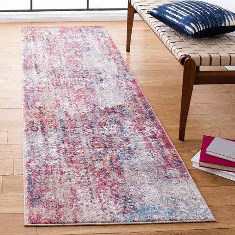 Mistana Fabricius Hooked Rug Red