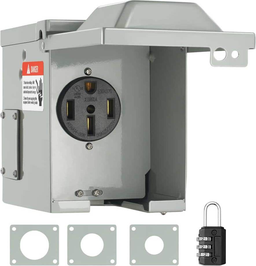 VEVOR 50 Amp RV Power Outlet Box