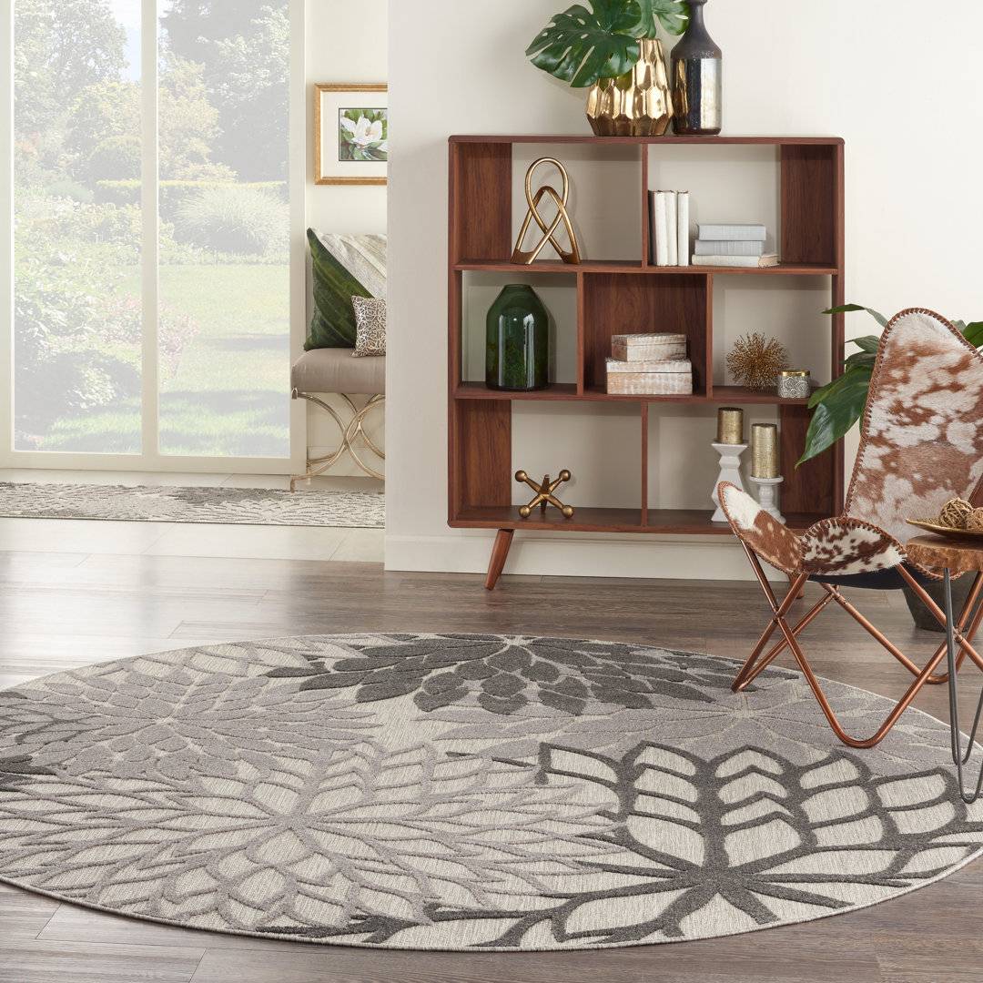 Blue Elephant Anallise Rug Grey