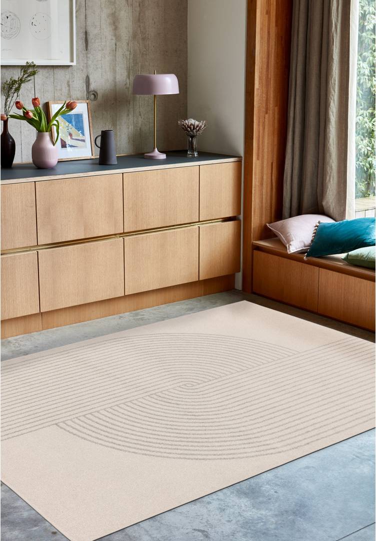 Isabelline Ridge Power Loom Cream Beige