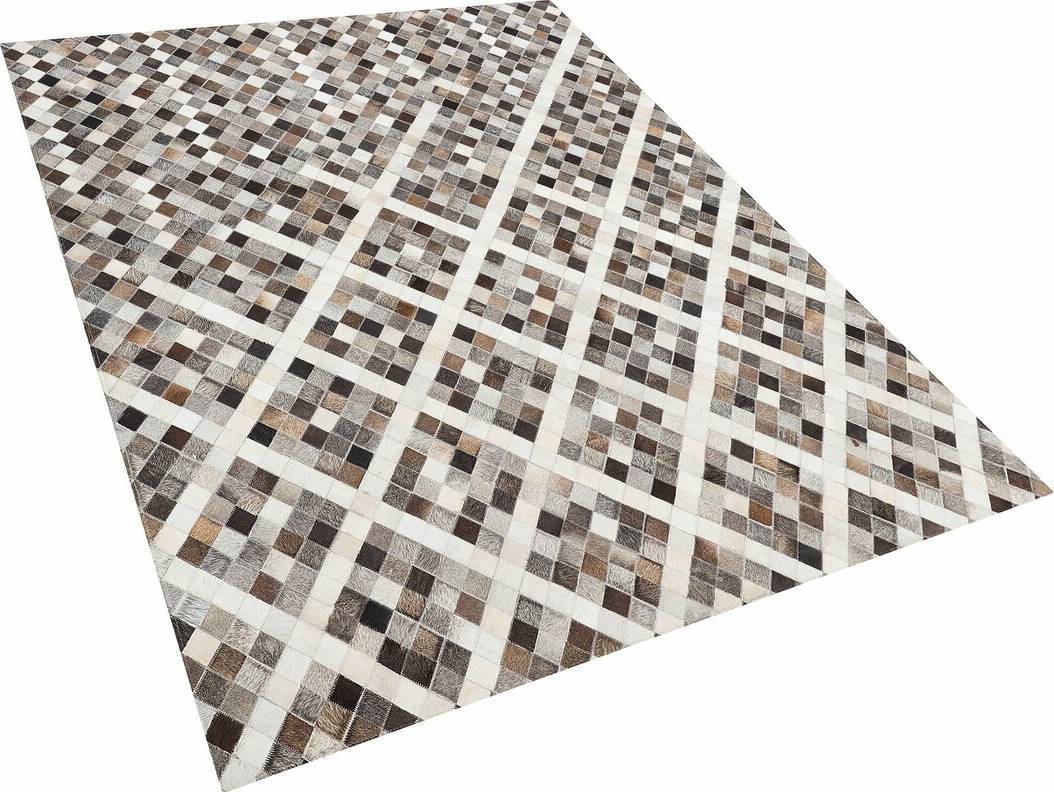 Union Rustic Vesper Cowhide Brown/Grey Rug