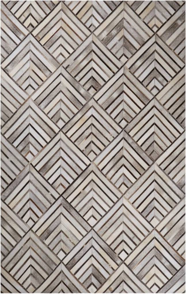 Union Rustic Sweeney Cowhide Rug Beige