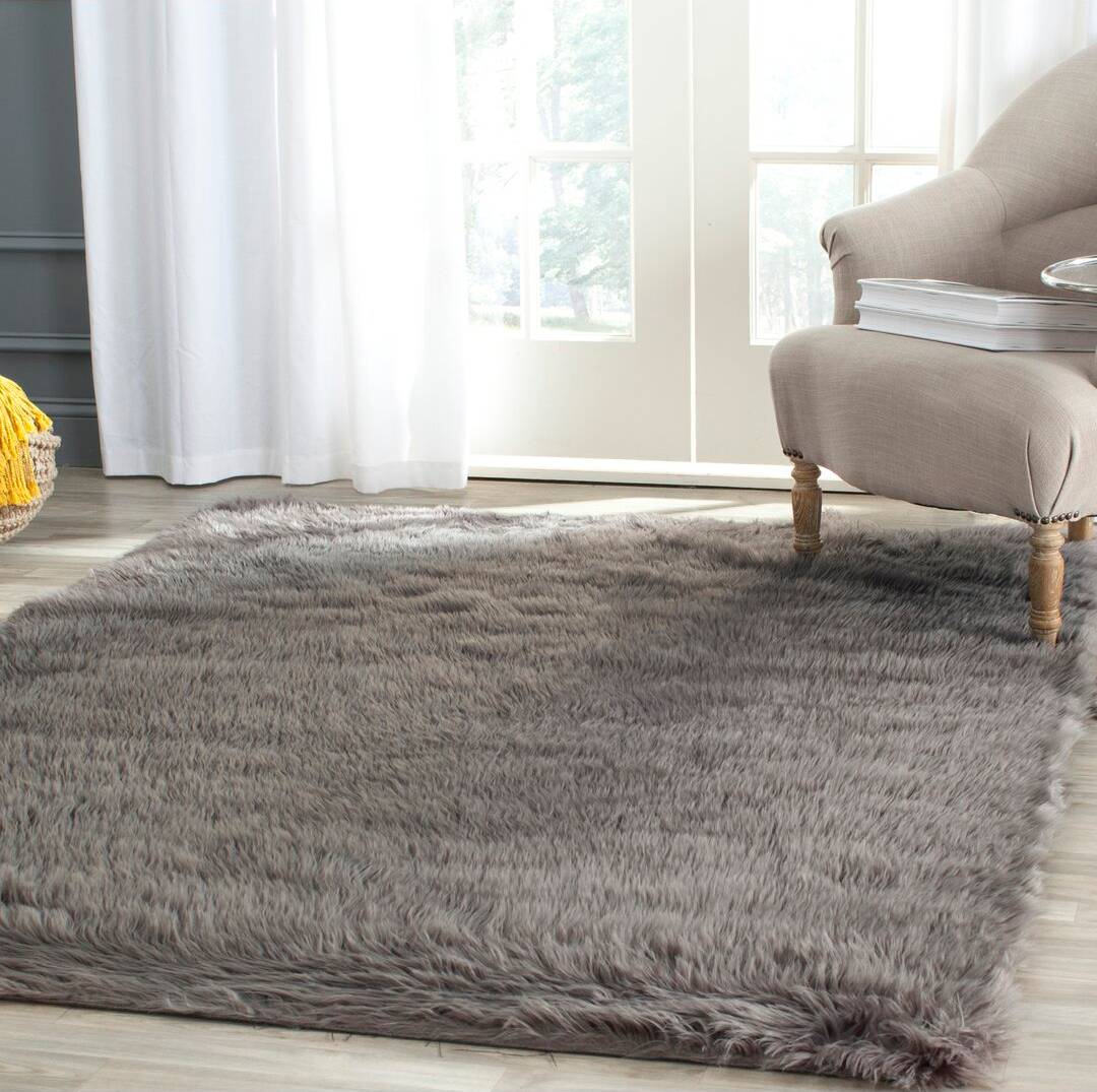 Mercer41 Shag Rug Grey