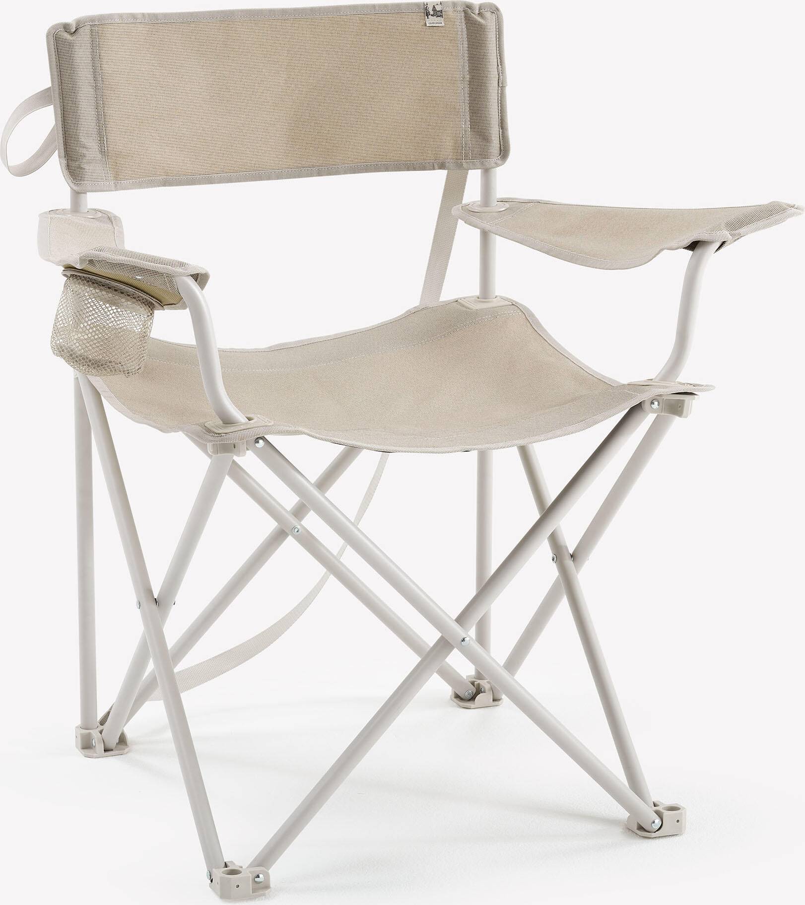Silla Plegable Camping Reposabrazos Basic XL