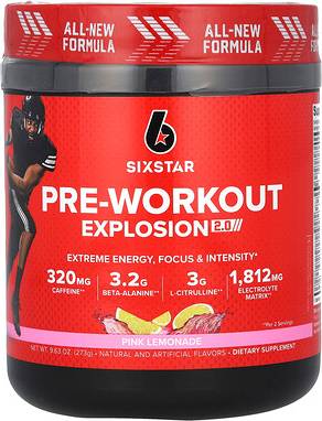 Pre-Workout Explosion 2.0 Rosa Citronad 273G