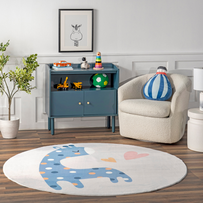 Machine washable area rugs Nuloom Brooklyn Rug Co Ariella Giraffe Kids Machine Washable Area Rug. Multicolor