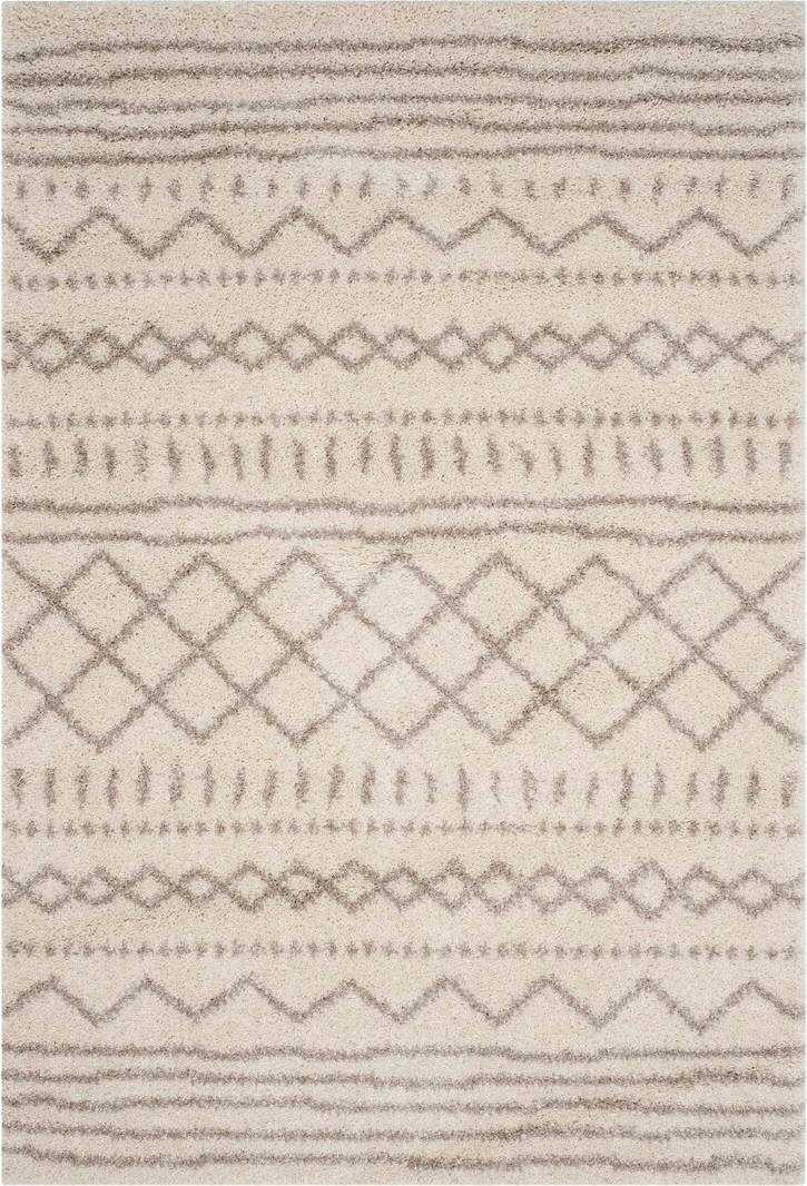 Hykkon Samara Looped Neutral/White Rug