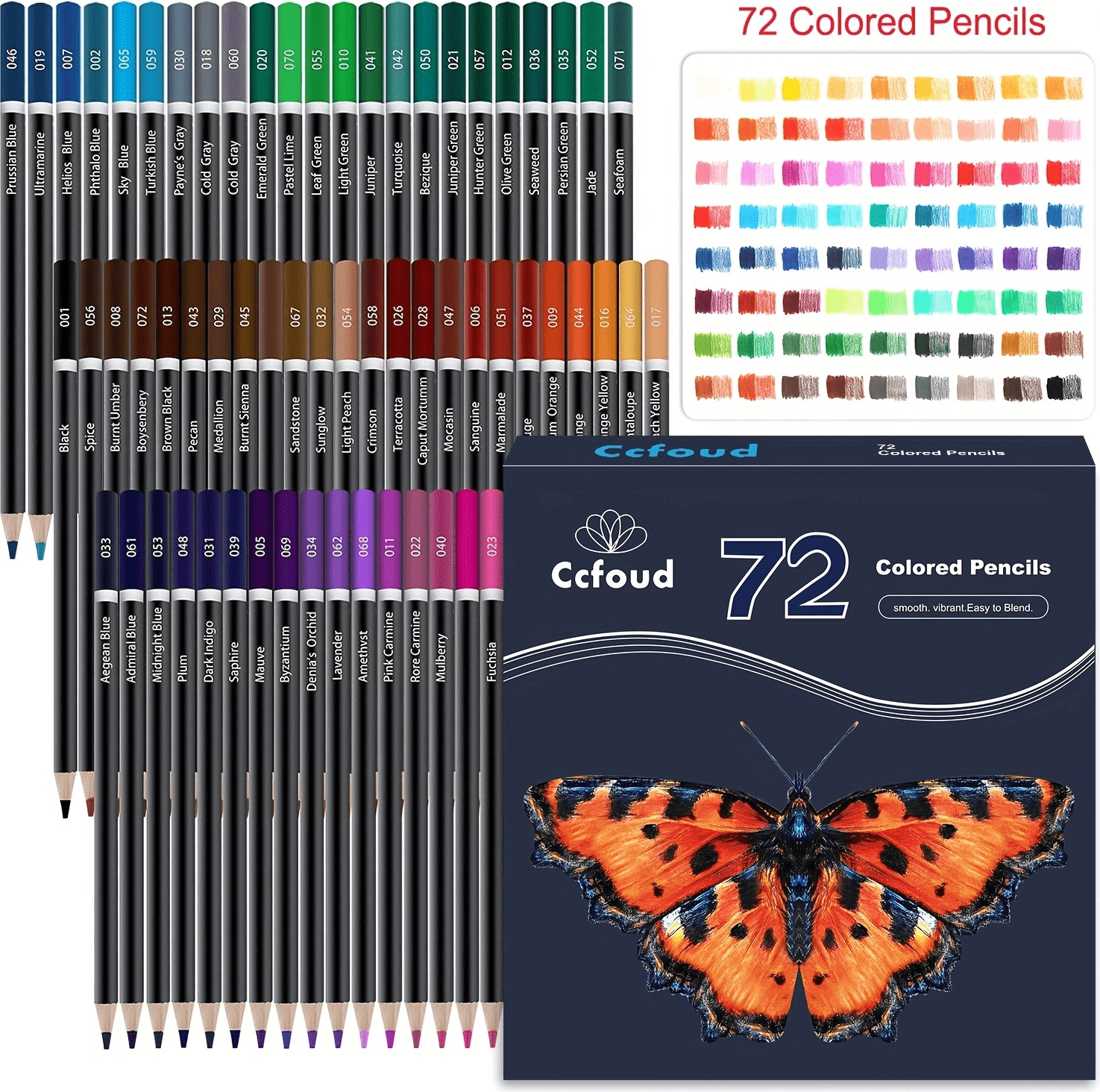 Shein Advanced Color Pencil Set Of 72