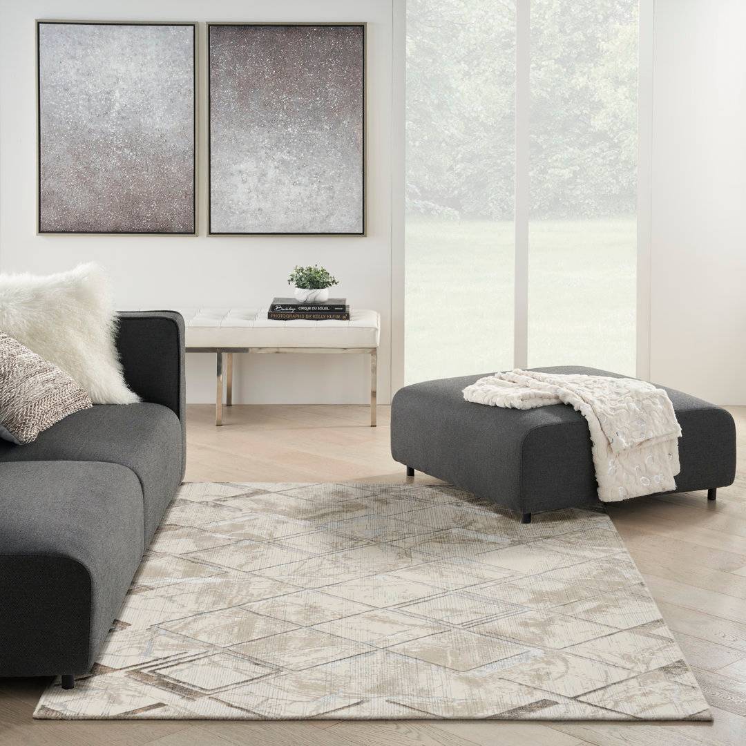 Williston Forge GLITZ Rug Grey cm