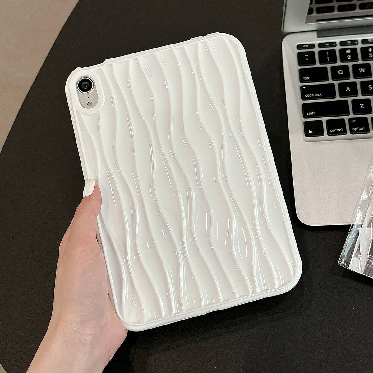 Shein Solid Textured Case Compatible With iPad