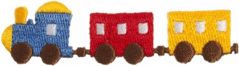 Craft Factory Patch Motif Train