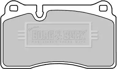 Borg & Beck Brake Pad Set Disc