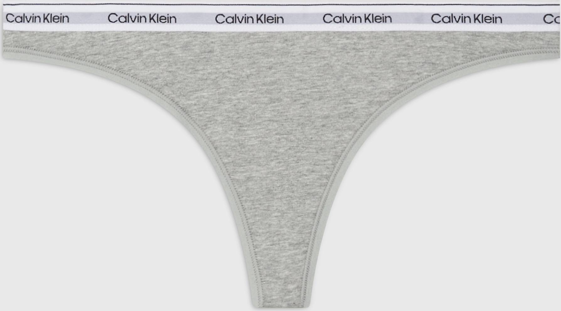 Calvin Klein Thong, Grey Heather