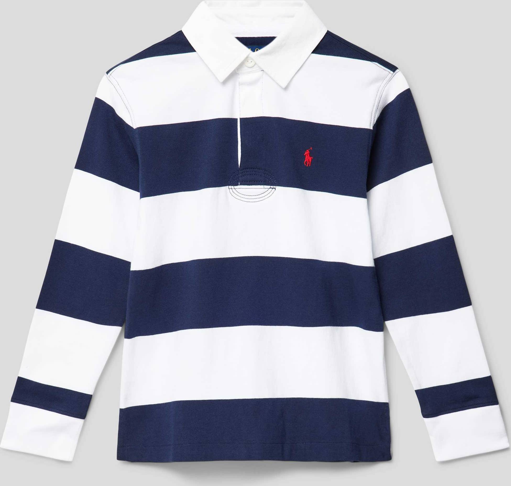 Polo Ralph Lauren Rugby Shirt - Nachtblauw/Rood/Wit