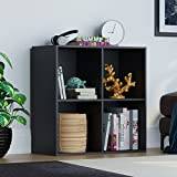 4 cube storage unit Vida Designs Durham 4 Cube Storage Unit Black