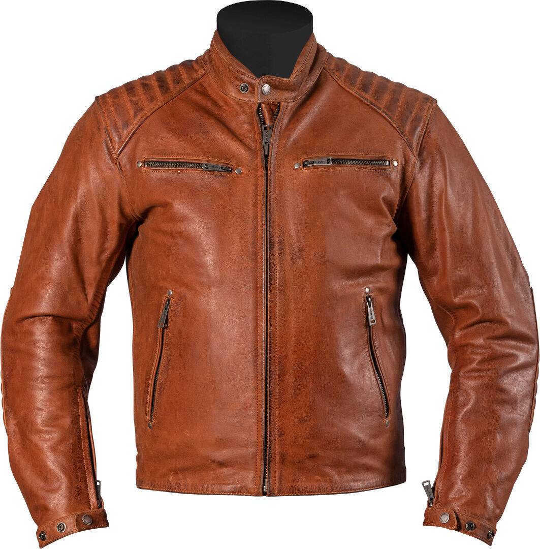 Helstons Rocker Leather Jacket - Brown Man