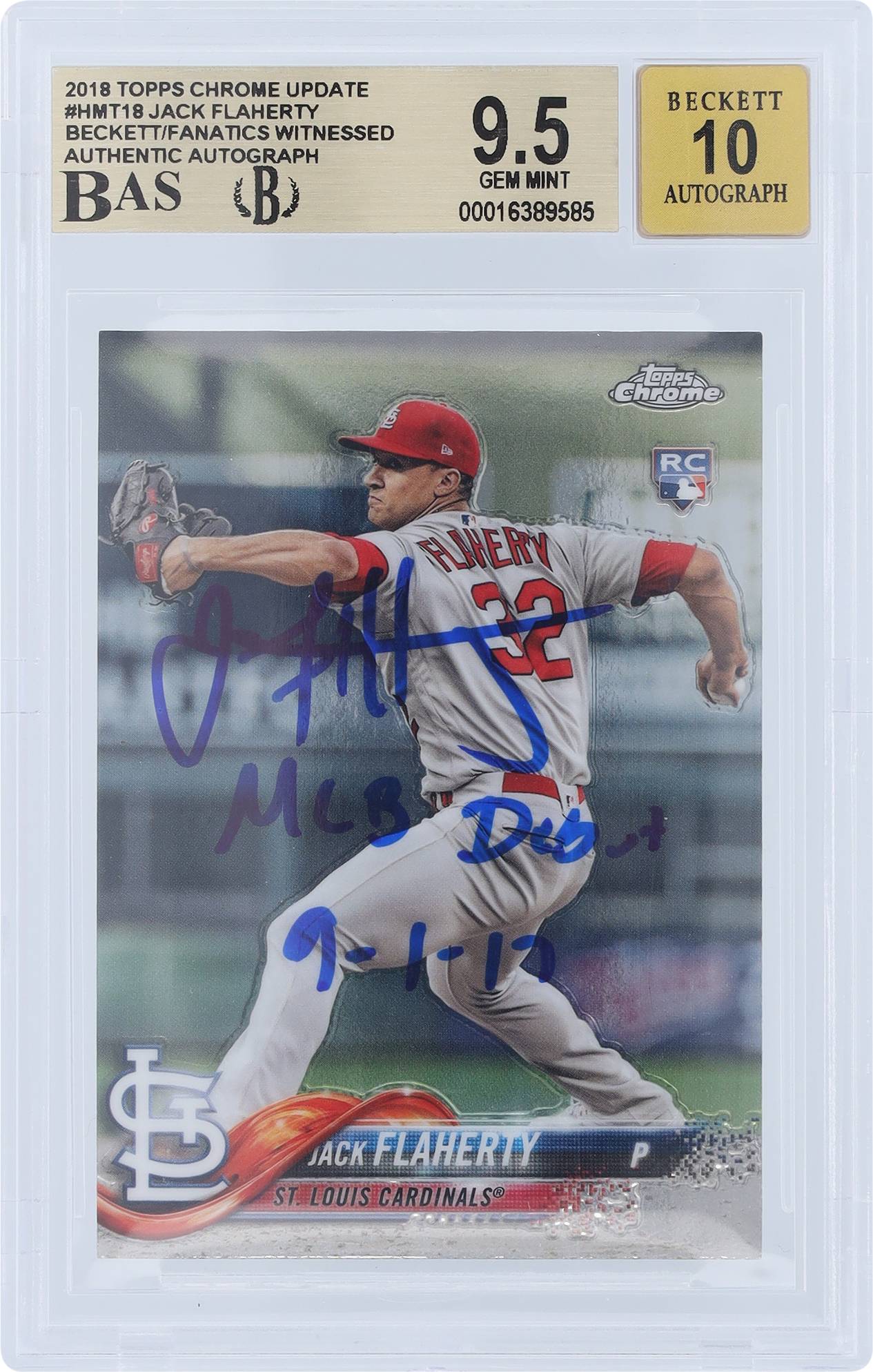 Topps chrome Topps 2018 Chrome Update Rookie Card