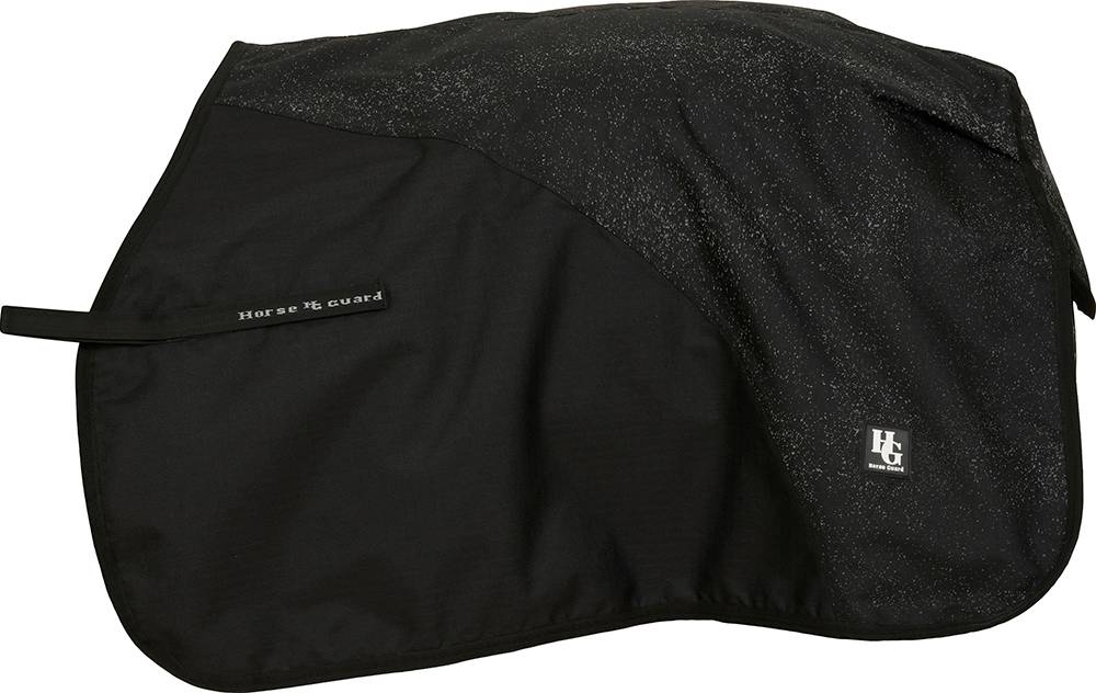 Horse Guard Reflective Exercise Rug - Black