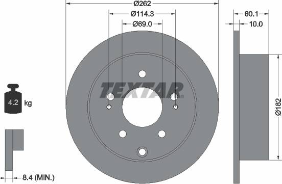 Textar PRO 92269403