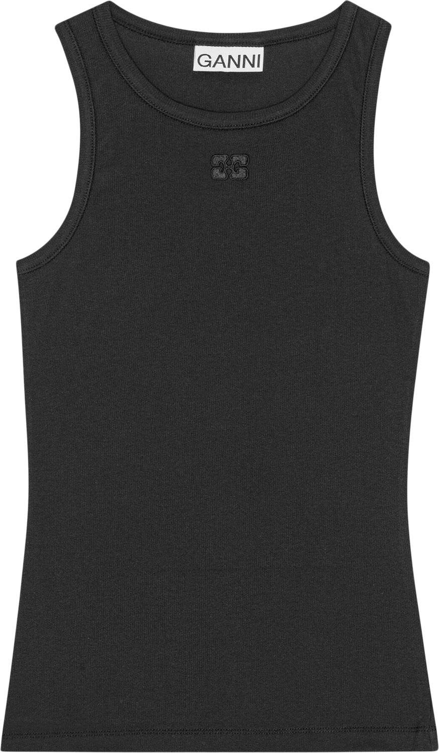 Ganni Soft Ribbed Tank Top - T3898 099