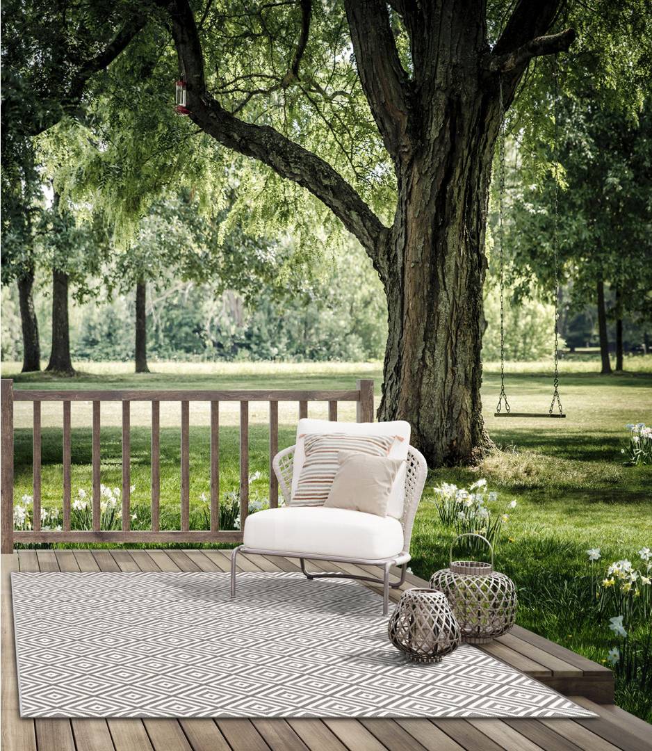 Zipcode Design Cathryn Flatweave Grey