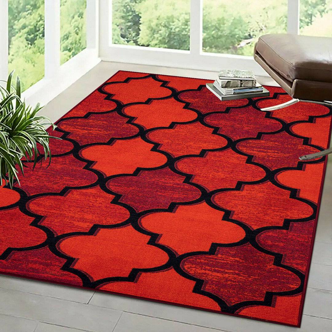 ClassicLiving Spadafora Red Area Rug 200 x 290 cm Red