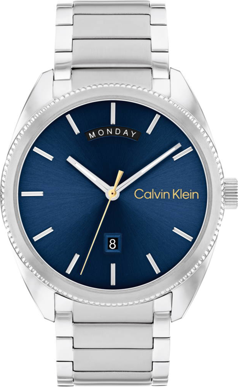 Calvin Klein Multifunction Textured Bezel Watch