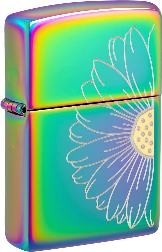 Zippo Daisy Design Multi Color Flower Lighter